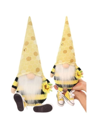 DUCH GNOM SEDÍCÍ PRAVDA 35+6CM V TRAMPSKÝCH JARNÍCH DEKORACÍCH dětské