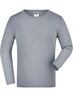 Daiber JN 913K Dětské tričko s dlouhým rukávem 02.913K grey heather Daiber JN 913K Dětské tričko s dlouhým rukávem 02.913K grey heather
