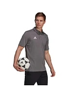 Pánské polo tričko Entrada 22 M H57486 tmavě šedé - Adidas Pánské polo tričko Entrada 22 M H57486 tmavě šedé - Adidas