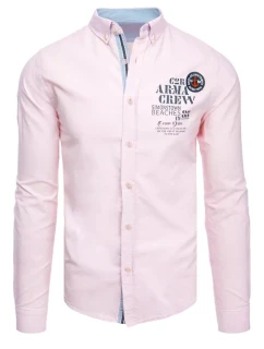 Pánská růžová košile FashionStreet DX2299