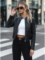 Dámská kožená bunda CHIC STYLE černá FashionStreet TY3897