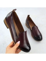 Dámská lakovaná obuv lord bordó Potocki 19337