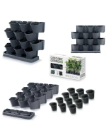 VERTIKÁLNÍ ZAHRADNÍ KVĚTINY STOJÍCÍ ANTHRACITE dětské