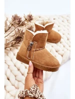 Dětské nazouvací zateplené sněhule Camel Catellie