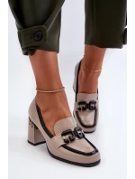 Dámské lodičky na vysokém podpatku Patent Béžová D&A Dámské lodičky na vysokém podpatku Patent Béžová D&A