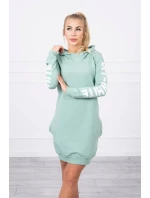 Šaty Off White dark mint