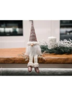 DEKORATIVNÍ TRPASLÍK LESKLÝ SANTA 38+20CM RŮŽOVÝ DEKORATIVNÍ TRPASLÍK LESKLÝ SANTA 38+20CM RŮŽOVÝ