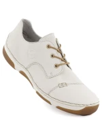 Dámská pohodlná bílá polobotka Rieker 55920-80