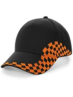 Beechfield B 159 5 panelová kšiltovka "Grand Prix" 53.0159 black/orange Beechfield B 159 5 panelová kšiltovka "Grand Prix" 53.0159 black/orange