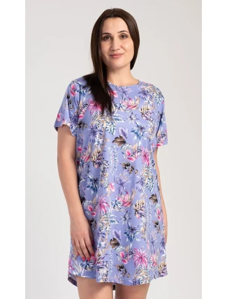 Dámská noční košile s krátkým rukávem Betty Dámská noční košile s krátkým rukávem Betty