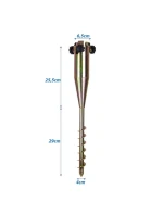 KOVOVÝ ŠROUBOVACÍ PODSTAVEC DEŠTNÍKU 1032887