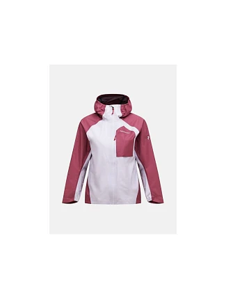 Dámská bunda PEAK PERFORMANCE W Trail Hipe 3L Shell Jacket, šedá Dámská bunda PEAK PERFORMANCE W Trail Hipe 3L Shell Jacket, šedá