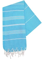 The One Towelling Hamam Sultan Hamam ručník "Sultan" 48.1019 turquoise/white The One Towelling Hamam Sultan Hamam ručník "Sultan" 48.1019 turquoise/white