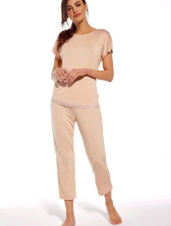 Dámské pyžamo KR 624/292 CYNTHIA béžové - Cornette