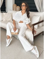 Dámská košile GRITAN bílá FashionStreet DY0429 Dámská košile GRITAN bílá FashionStreet DY0429