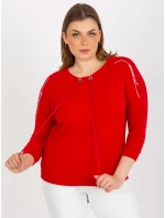 Dámská halenka RV BZ 8459.10x červená - FPrice