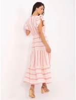 TW SK BI 28760.97 bílo-růžové šaty