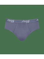 Pánské slipy sloggi men Start Midi C2P box modré Sea Blue Light Combination - SLOGGI