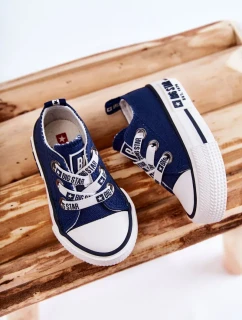 Dětské látkové tenisky BIG STAR KK374050 Námořnická modrá