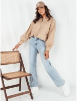 Dámská košile KLARA camel FashionStreet DY0371