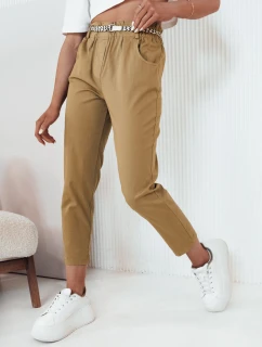 Dámské látkové kalhoty ERLON yellow FashionStreet UY2099