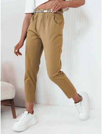 Dámské látkové kalhoty ERLON yellow FashionStreet UY2099