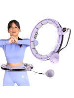 MAGNETICKÝ HULA HOP SET FIALOVÝ HHM13 S POČÍTADLEM HMS + ZEŠTÍHLUJÍCÍ PÁS BR163 ČERNÝ MAGNETICKÝ HULA HOP SET FIALOVÝ HHM13 S POČÍTADLEM HMS + ZEŠTÍHLUJÍCÍ PÁS BR163 ČERNÝ