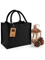 Westford Mill W 412 Jutová nákupní taška Mini 50.0412 black/black Westford Mill W 412 Jutová nákupní taška Mini 50.0412 black/black