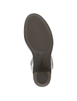 Kožené pohodlné sandály Rieker W RKR650 white Kožené pohodlné sandály Rieker W RKR650 white