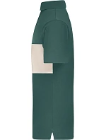 Daiber 8050 Bio polo "Colour-Block" 02.8050 smoky green/sandstone