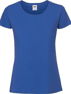 Fruit of the Loom Lady-Fit Iconic 195 T Dámské tričko z těžké bavlny 16.1424 royal blue