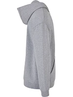 Build your Brand BB 006 Oversize mikina s kapucí z těžké bavlny 56.B006 heather grey