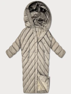 Béžová zimní bunda netopýřího typu Minority (P3-6026-62)