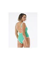RIP CURL Premium Surf Cheeky One Piece Zelené plavky