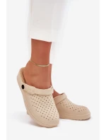 Pěnové Pantofle Dámské Béžové Faylina Pěnové Pantofle Dámské Béžové Faylina