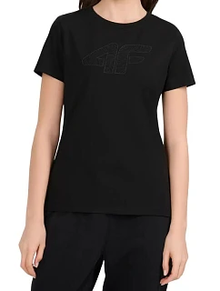 Dámské tričko 4F F3309 tmavě černé 4FWMM00TTSHF3309 20S