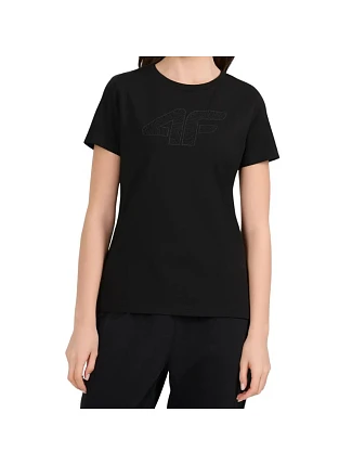 Dámské tričko 4F F3309 tmavě černé 4FWMM00TTSHF3309 20S