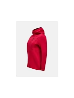 Mikina PEAK PERFORMANCE W Trail Polartec Zip Hood v barvě bordó Mikina PEAK PERFORMANCE W Trail Polartec Zip Hood v barvě bordó
