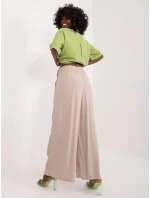 Kalhoty D73761M62237E béžové Kalhoty D73761M62237E béžové