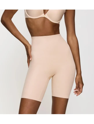 Dámské stahovací kalhotky Becca Extra High+Cotton Panty L - BROWN - tělová 00EP - TRIUMPH