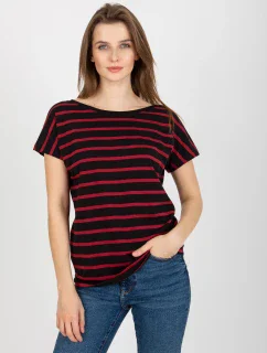 Dámské tričko RV TS 8568.75 černá a červená - FPrice