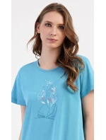 Dámské domácí šaty s krátkým rukávem Book Dámské domácí šaty s krátkým rukávem Book