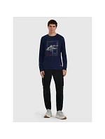 Pánské tričko s potiskem a dlouhým rukávem 4F 4FRAW25TLONM606-31S pánské