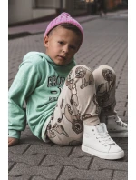 Dětské vysoké tenisky se zipem Big Star KK374227 Bíle