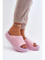 Dámské módní pantofle Big Star LL274A157 Světle růžové