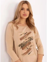 Dámská halenka CLM BZ 0052.37 béžová - Calimera Dámská halenka CLM BZ 0052.37 béžová - Calimera