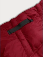 Červená dámská zimní bunda s kapucí (5M738-270) Červená dámská zimní bunda s kapucí (5M738-270)