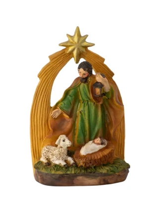 VÁNOČNÍ BETLÉM STÁJ SVATÁ RODINA 13CM JOSEF VÁNOČNÍ BETLÉM STÁJ SVATÁ RODINA 13CM JOSEF