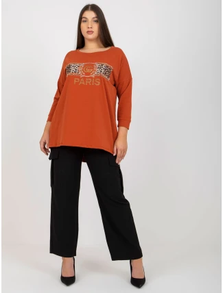 Halenka VI BZ 2901.49P tmavě oranžová Halenka VI BZ 2901.49P tmavě oranžová