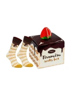 Dezertní ponožky TIRAMISU 1 pár duhových ponožek